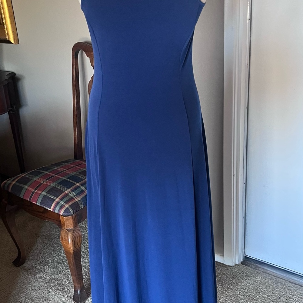 MICHAEL Michael Kors Navy Scoop Neck Maxi Dress - Picture 3 of 4